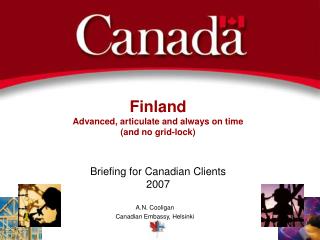 Finland Advanced, articulate and always on time (and no grid-lock)