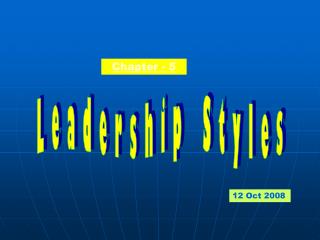 Leadership Styles