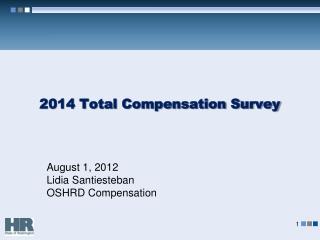 2014 Total Compensation Survey