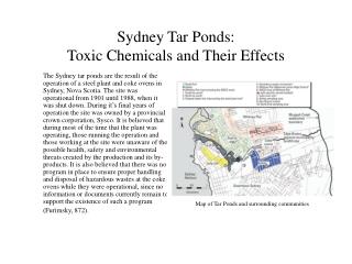 Sydney Tar Ponds: Toxic Chemicals and Their Effects
