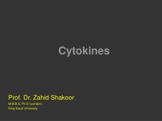 Cytokines