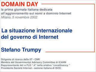 ICANN: dalle origini alla riforma