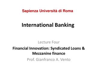 International Banking