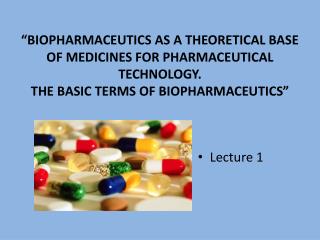 Lecture 1
