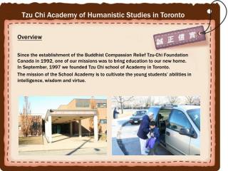 Tzu Chi Academy of Humanistic Studies in Toronto