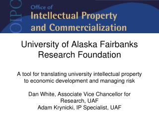 University of Alaska Fairbanks Research Foundation