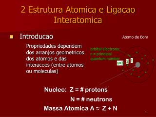 2 Estrutura Atomica e Ligacao Interatomica