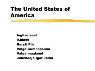 The United States of America