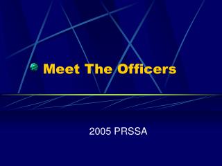 Meet The Officers