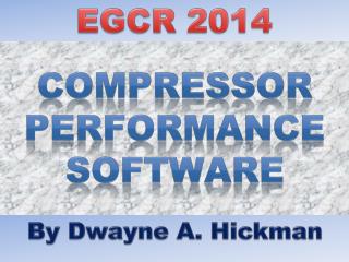 Compressor Performance Software