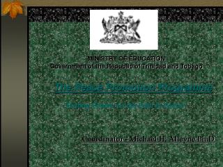 The Peace Promotion Programme “Putting People on the Path to Peace”