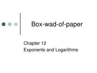 Box-wad-of-paper