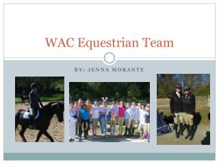 WAC Equestrian Team