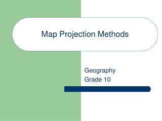 Map Projection Methods