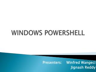 WINDOWS POWERSHELL