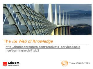 The ISI Web of Knowledge