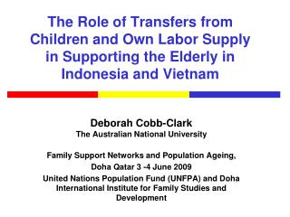 Deborah Cobb-Clark The Australian National University