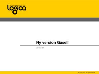 Ny version Gasell