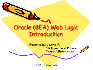 Oracle (BEA) Web Logic Introduction