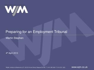 Preparing for an Employment Tribunal