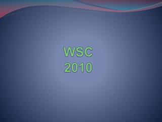 WSC 2010