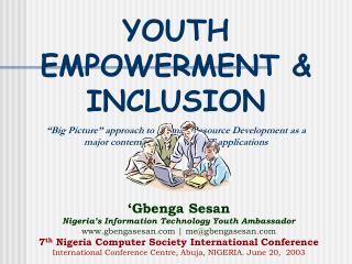 YOUTH EMPOWERMENT &amp; INCLUSION