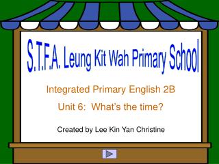 S.T.F.A. Leung Kit Wah Primary School