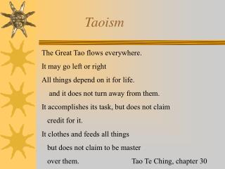 Taoism