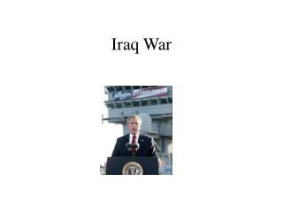 Iraq War