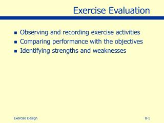 Exercise Evaluation