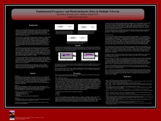 Fundamental Frequency and Diadochokinetic Jitter in Multiple Sclerosis