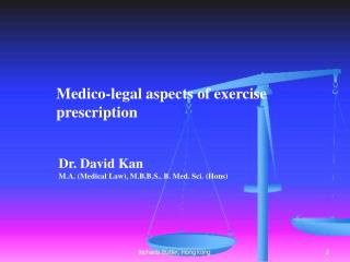 Medico-legal aspects of exercise prescription