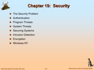 Chapter 19: Security