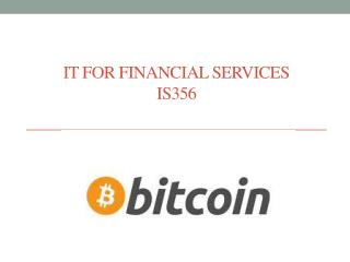 IT for Financial services is356