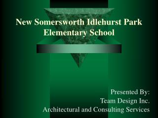 New Somersworth Idlehurst Park Elementary School