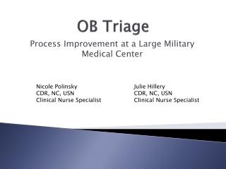 OB Triage