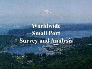 Worldwide Small Port Survey and Analysis