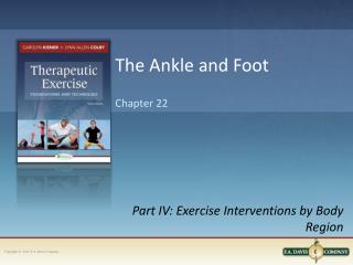 The Ankle and Foot