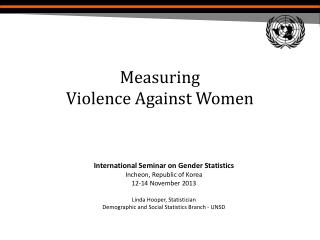 Measuring Violence Against Women