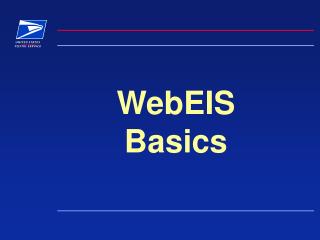 WebEIS Basics