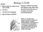 Biology 2.23.09