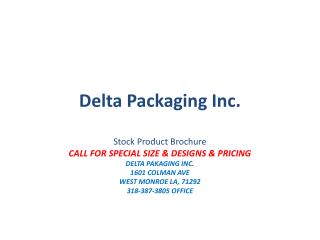 Delta Packaging Inc.
