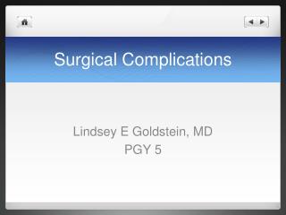 Surgical Complications