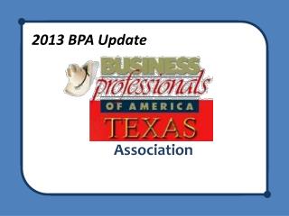 2013 BPA Update