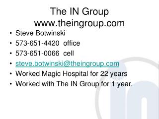 The IN Group theingroup