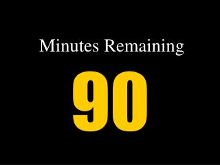 Minutes Remaining
