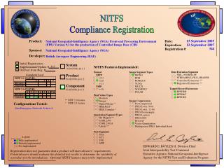 NITFS Compliance Registration