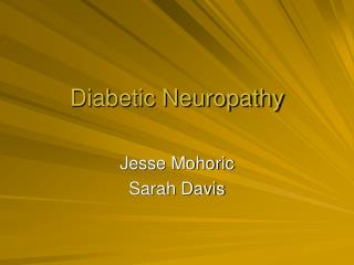 Diabetic Neuropathy