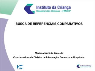 BUSCA DE REFERENCIAIS COMPARATIVOS