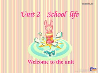 Unit 2 School life